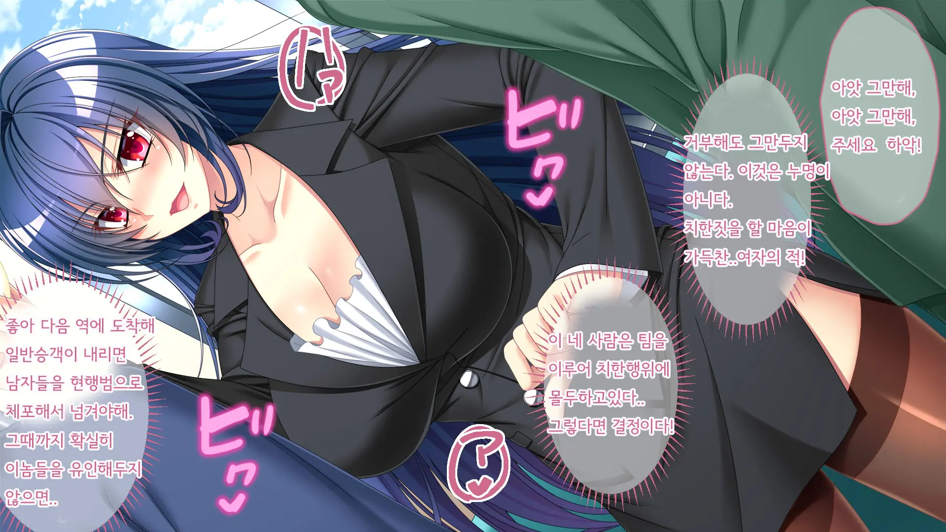 Nigeba Nashi! Misshitsu Chikan Densha ~ Otori Sosakan No Hamerare Jigoku | 도망칠수 없어! 밀실치한전차 ~함정수사관의 삽입지옥~